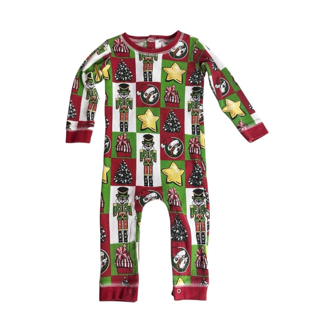 Bucees Christmas Baby 18 Months Multicolor Holiday Long Sleeve Pajamas